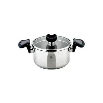 CS Solingen Lonec CS-060541 with strainer lid stainless steel Aron 16 cm