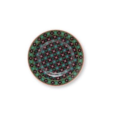 Pip Studio Plošča Petit Four Berry Blues 12 cm zelena