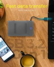 IcyBox IB-AC603B-U3 USB 3.2 ohišje/adapter za HDD/SSD 2,5" SATA disk