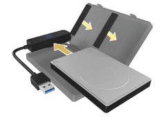 IcyBox IB-AC603B-U3 USB 3.2 ohišje/adapter za HDD/SSD 2,5" SATA disk