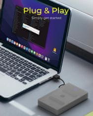 IcyBox IB-AC603B-U3 USB 3.2 ohišje/adapter za HDD/SSD 2,5" SATA disk