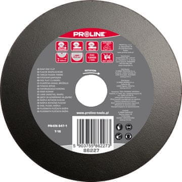 slomart Proline - Kotna brusilna plošča, drobni zobje, tip B, 125mm