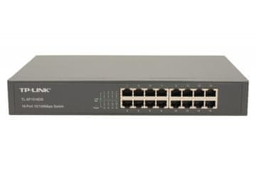 Switch TP-Link TL-SF1016DS omrežni stikalo L2 16x10/100Mbps, črno
