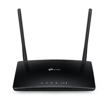 slomart TP-Link TL-MR6400 4G LTE WiFi usmerjevalnik N300, 4xLAN, črn