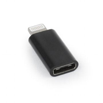 slomart Gembird A-USBC-L8P adapter USB-C (F) na Lightning (M), črna