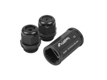 slomart Lanberg RJ45 - RJ45 Cat.6 spojka, oklopljena, vodotesna IP67
