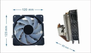 slomart Gembird Hladilnik CPU Huracan 12cm, 100W, RGB LED