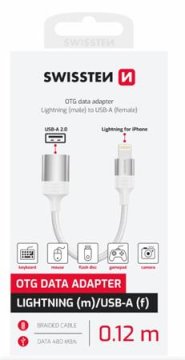 SWISSTEN 73501217 USB A /Lightn. 0,12M