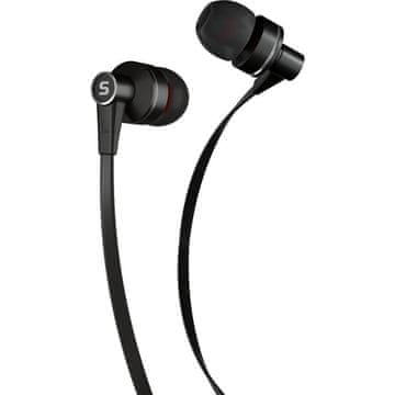 SENCOR SEP 300 MIC BLACK MET SLUŠALKE