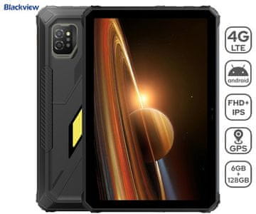 Blackview Active 7 tablični računalnik, 6 GB, 128 GB, 27,9 cm (11), Bluetooth, črni