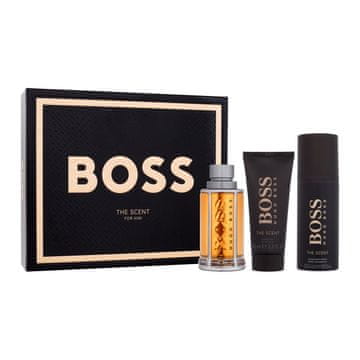 Hugo Boss Boss The Scent 2015 SET3 darilni set toaletna voda 100 ml + deodorant 150 ml + gel za prhanje 100 ml za moške