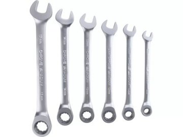 Total Račalni ključi THT102RK566, komplet 6 kosov, 8–17 mm, industrijski
