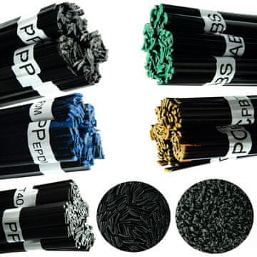 Rosfix Komplet za varjenje Prowelder S Rosfix: Celoten komplet dodatnih materialov za varjenje plastike (5 vrst po 500 g)