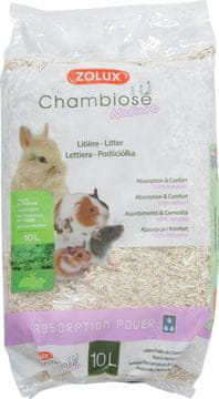 Zolux Zolux | Chambiose Nature | Steljnina za glodavce in kunce 10l - Steljnina za glodavce in kunce 10l