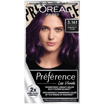 L’Oréal Barva za lase L'Oreal Preference Les Vivids - 3.161 Magnetna sliva 204 ml