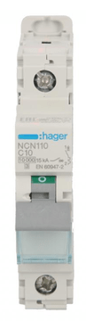 Hager Odklopnik 1P C 10A 10kA AC NCN110