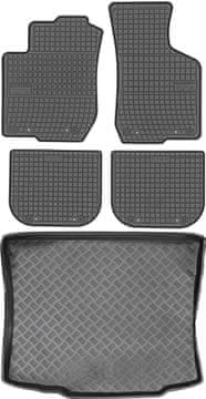 shumee Audi A3 8L Hatchback od 1996-2003 komplet - gumijaste avtotesnine + zaščitna preproga za prtljažnik