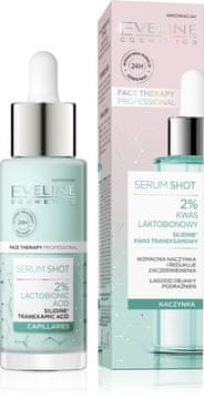Eveline Eveline Face Therapy Professional Serum Shot za krepitev kapilar - 2% laktobionska kislina 30 ml