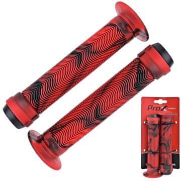 PROX ProX GP75H ročaji za krmilo 150 mm z BMX ovratnikom, rdeči