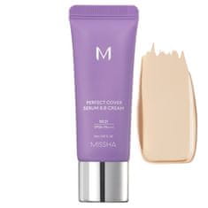 MISSHA Missha M Perfect Cover Serum BB krema št. 21 - prekrivna BB krema s serumom - 20 ml