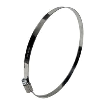 shumee W2 polžasta objemka Ø190-210 mm, širina 12 mm - nerjaveče jeklo