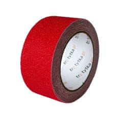 shumee PVC protizdrsni trak, 50 mm x 5 m, rdeč