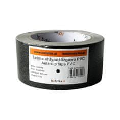 shumee PVC protizdrsni trak, 50 mm x 5 m, črn