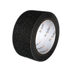 shumee PVC protizdrsni trak, 50 mm x 5 m, črn