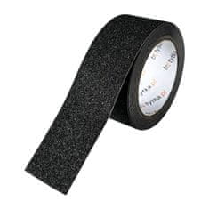 shumee PVC protizdrsni trak, 50 mm x 5 m, črn