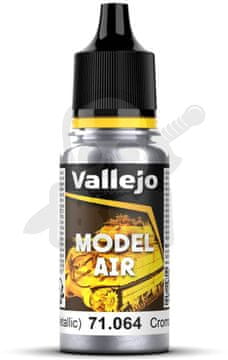 Vallejo Vall-71064 Model Air 17ml krom