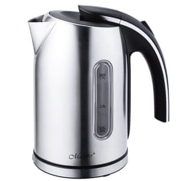 MAESTRO Srebrni električni grelnik vode 1,7 l maestro MR-059
