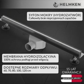 shumee Linearni odtok Helmken 370S3001, 1000x31 mm, krom