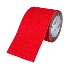 shumee PVC protizdrsni trak, 100 mm x 5 m, rdeč