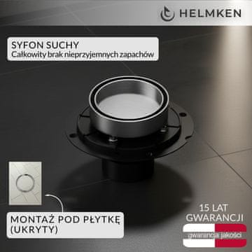 shumee Točkovni odtok Helmken 37U0310H, 100 x 100 mm, kromiran