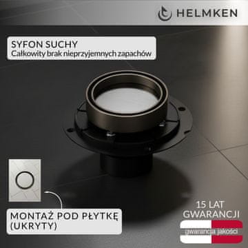 shumee Točkovni odtok Helmken 37U035GM, 100 x 100 mm, grafitni