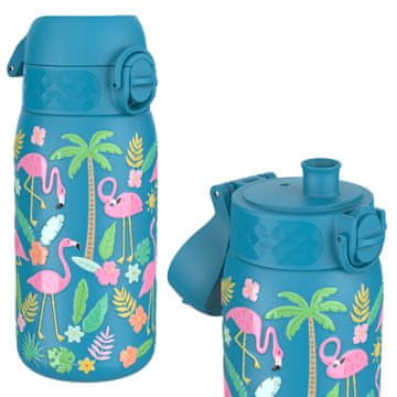 ion8 ION8 Enojna stenska steklenica I8SS400PBFLAM Flamingos