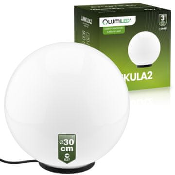 LUMILED Zunanja vrtna svetilka LUMIKULA2 30CM E27 IP65 LED krogla