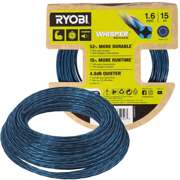Ryobi nitka za kosilnico 1,6 mm 15 m RAC175