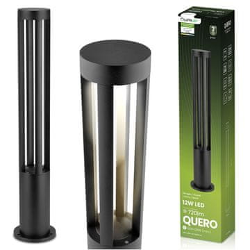 LUMILED Vrtna svetilka zunanja stoječa 12W LED 4000K QUERO 80cm