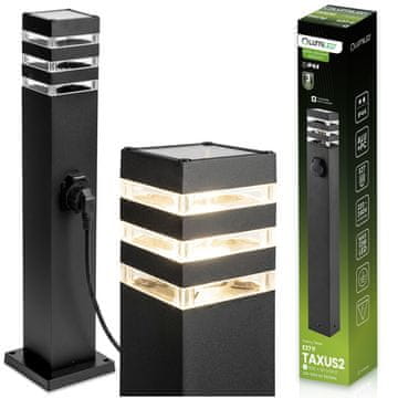 LUMILED Zunanja stoječa vrtna svetilka E27 LED z grlom TAXUS 2 60 cm