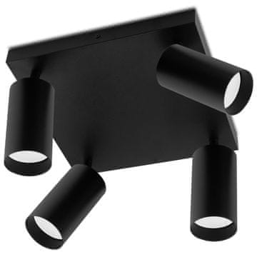 LUMILED Stropna svetilka Plafond Spot Tube Reflektor Halogenska svetilka 4x GU10 tabula