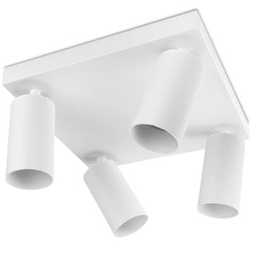 LUMILED Stropna svetilka Plafond Spot Tube Reflektor Halogenska svetilka 4x GU10 tabula
