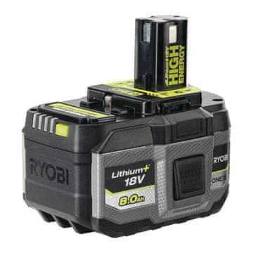 Ryobi ONE+ 8,0 Ah visokoenergijska litij-ionska baterija