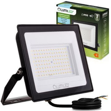 LUMILED ZUNA2 LED reflektor 100W 9000lm 6500K IP65 črne barve