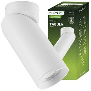 LUMILED Stropna svetilka SPOT TUBA Reflektorska halogenska svetilka 1x GU10 TABULA
