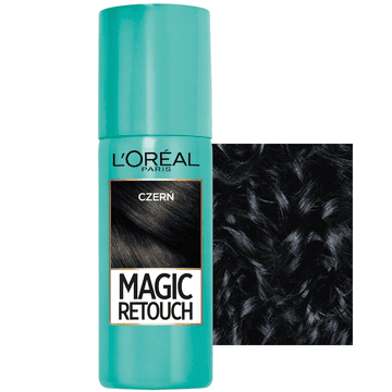 L’Oréal L'Oreal Paris Magic Retouch lak za lase za retuširanje korenin črne barve 75 ml