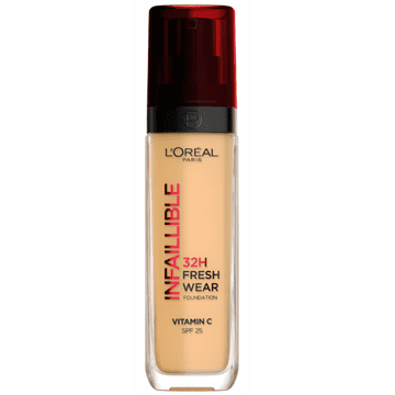 L’Oréal L'Oréal Infaillible 32H Fresh Wear tekoči puder za obraz 140 Beige Doro Go z zaščitnim faktorjem 25