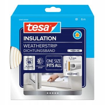 BEIERSDORF tesa premium flexible, WEIß, 6M