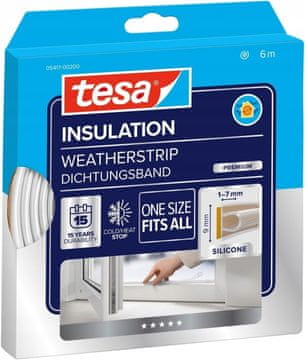 BEIERSDORF tesa premium fleksibilna trakova, 6M, prozorna