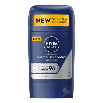 BEIERSDORF nivea MEN Derma Dry Control antiperspirant v stiku 50 ml